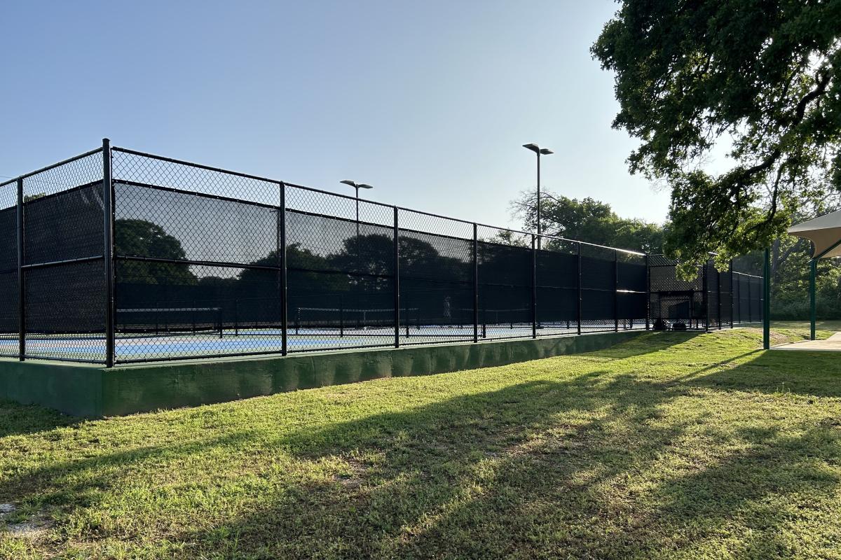 Outside View of Pickleball Courts