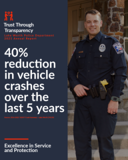 Lake Worth Police Department 40% Reduction in Vehicle Crashes