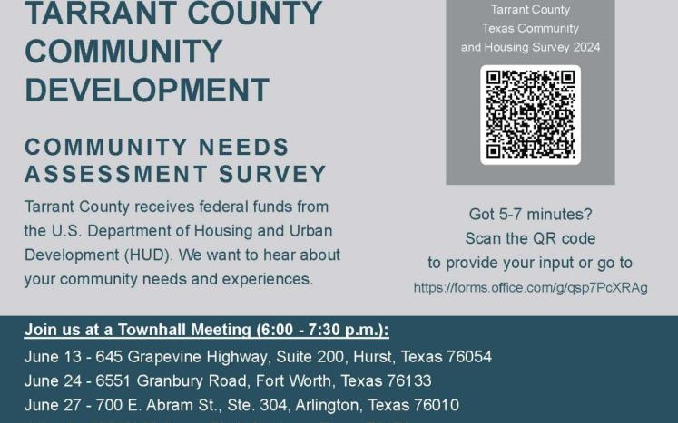 Tarrant County Community Development Community Needs Assessment Survey